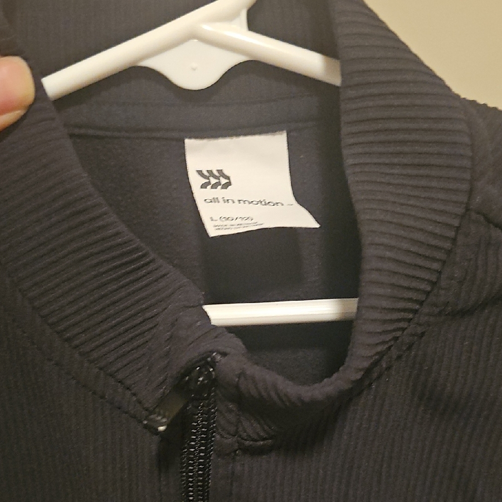 All in Motion Black Ribbed Jacket - Picture 2 of 4